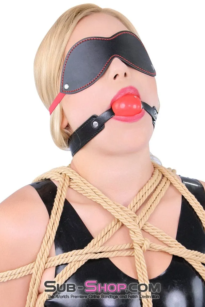 0386RS      Taken By Surprise Elastic Love Mask Blindfold - LAST CHANCE - Final Closeout!