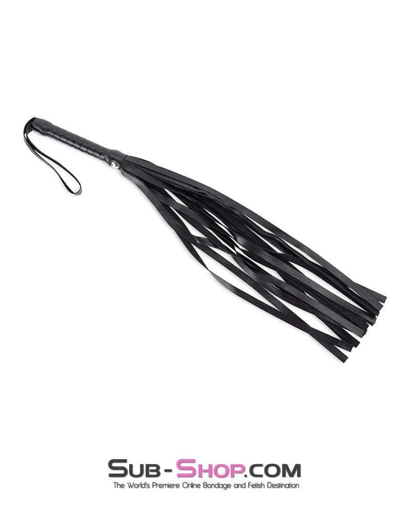 3452MQ      Classic Black 17" Bondage Games Whip - LAST CHANCE - Final Closeout!