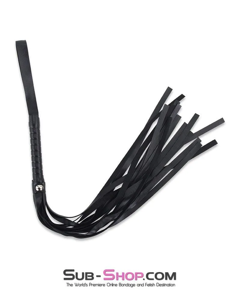 3452MQ      Classic Black 17" Bondage Games Whip - LAST CHANCE - Final Closeout!