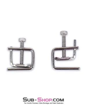 6777DL     Pressing Matter Flat Nipple Clamps