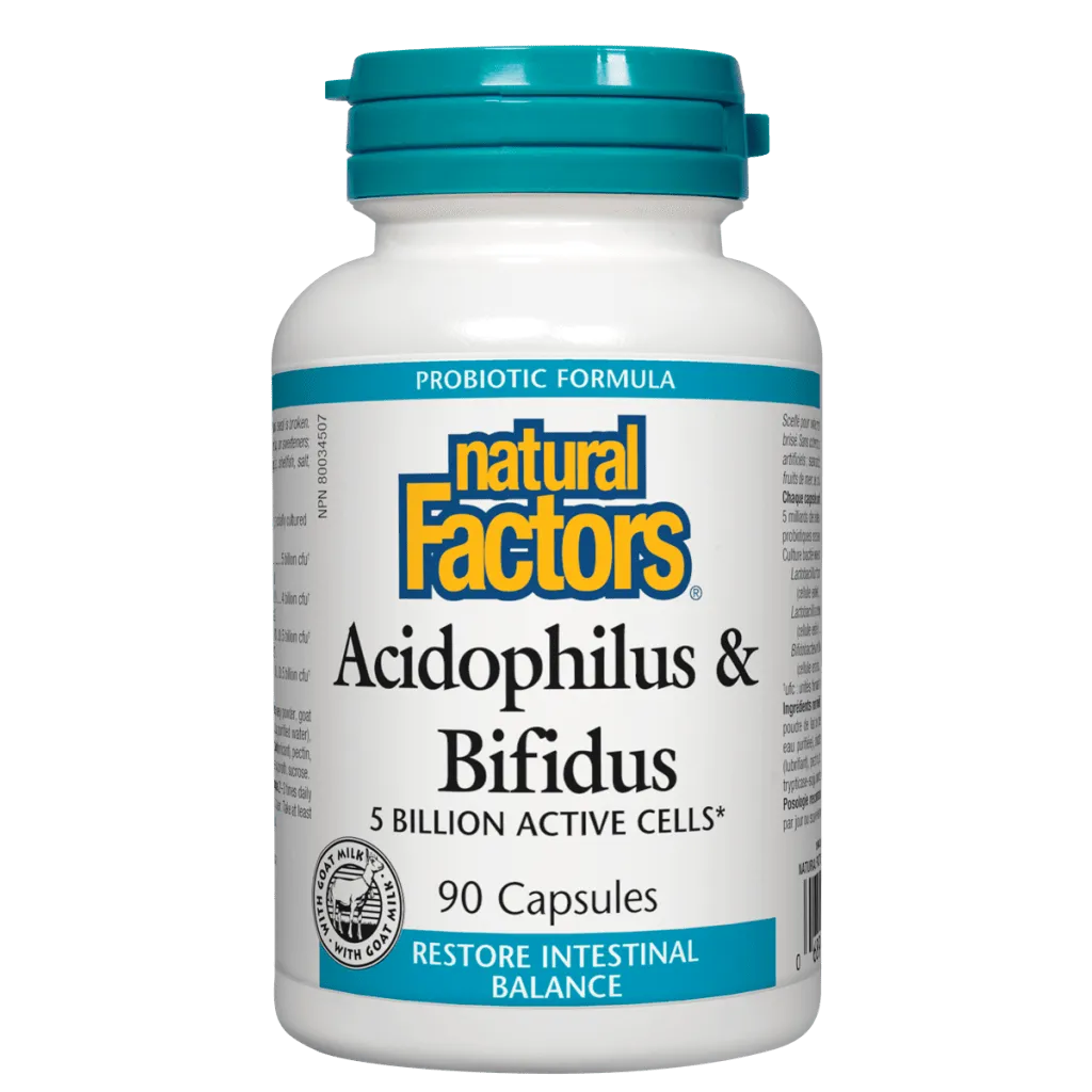 Acidophilus & Bifidus  5 Billion Active Cells Capsules