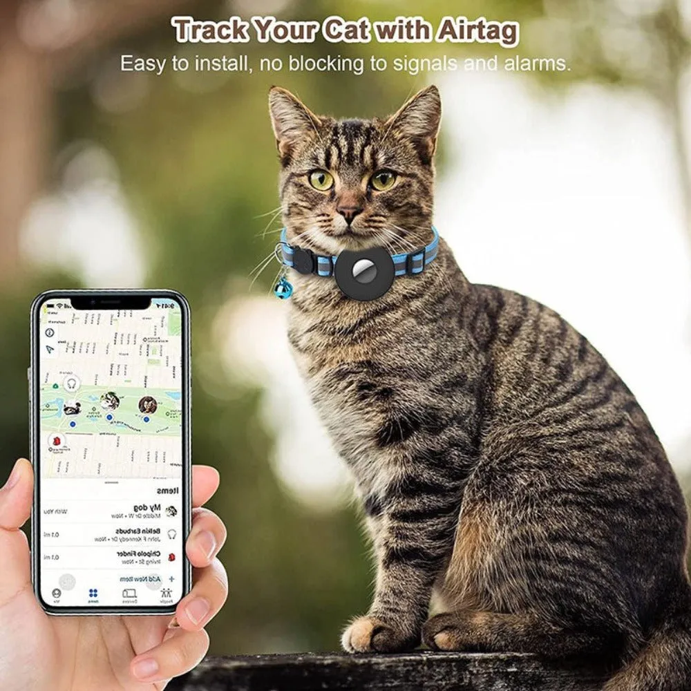 Adjustable & Reflective Cat & Dog Collar With Bell