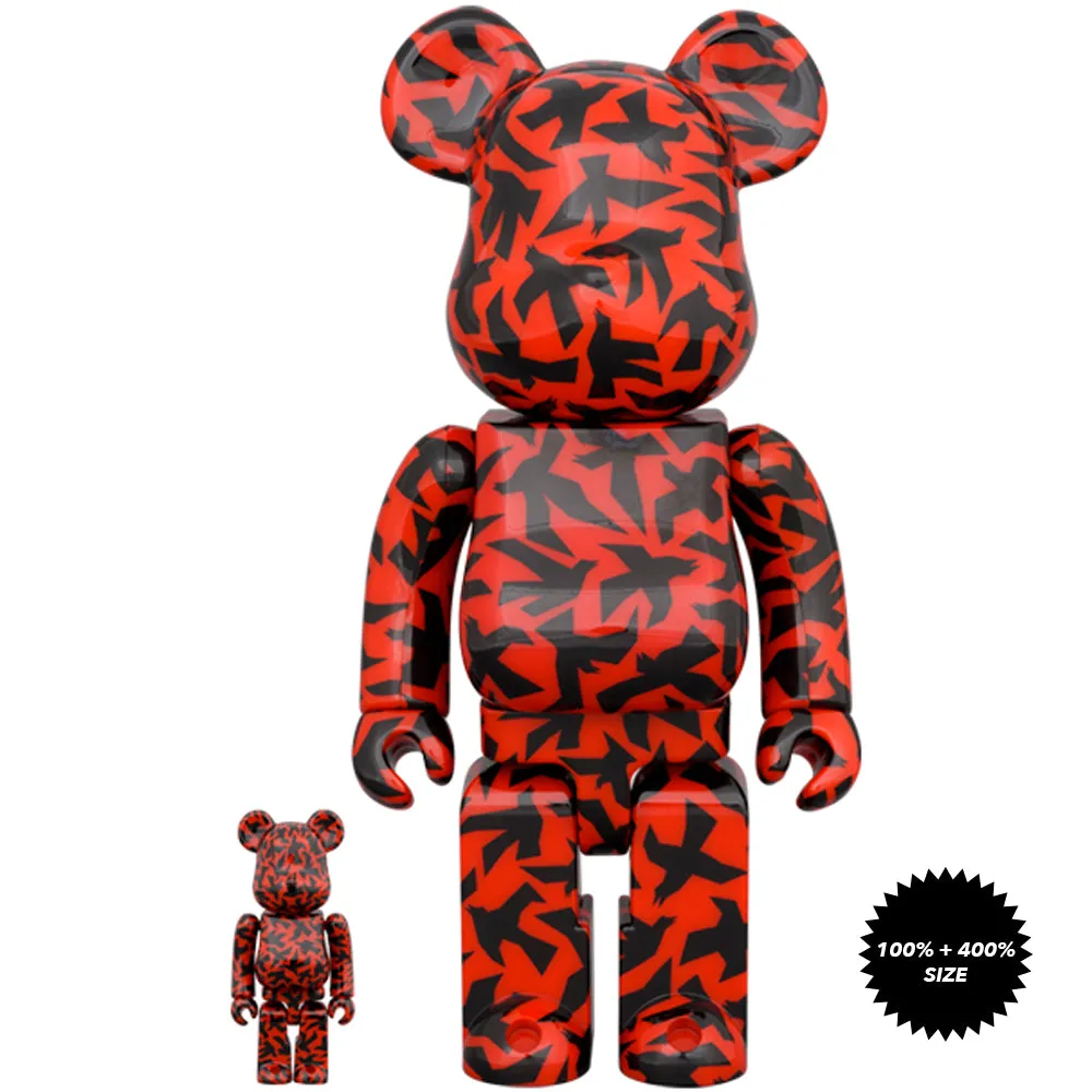 Alfred Hitchcock: The Birds 100%   400% Bearbrick Set by Medicom Toy