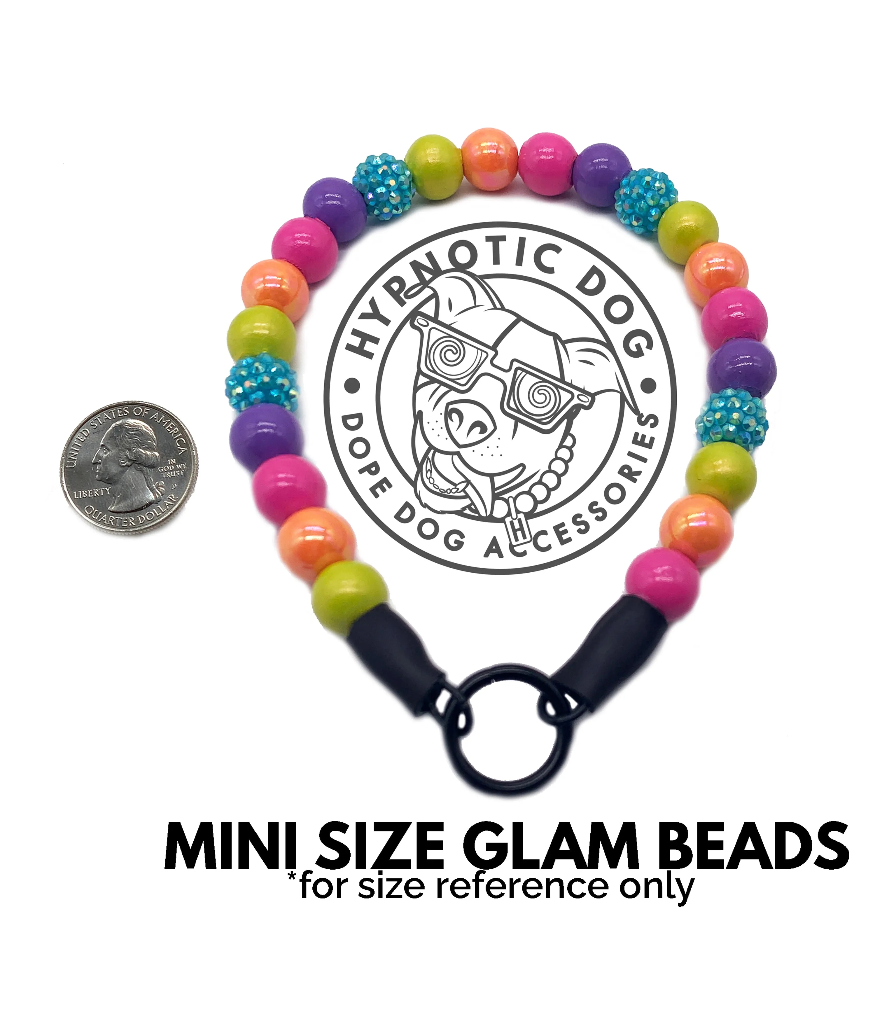 Americana Glam MINI [Small Dog/Cat Bead Collar]