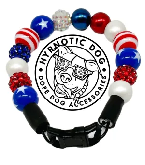 Americana Glam MINI [Small Dog/Cat Bead Collar]