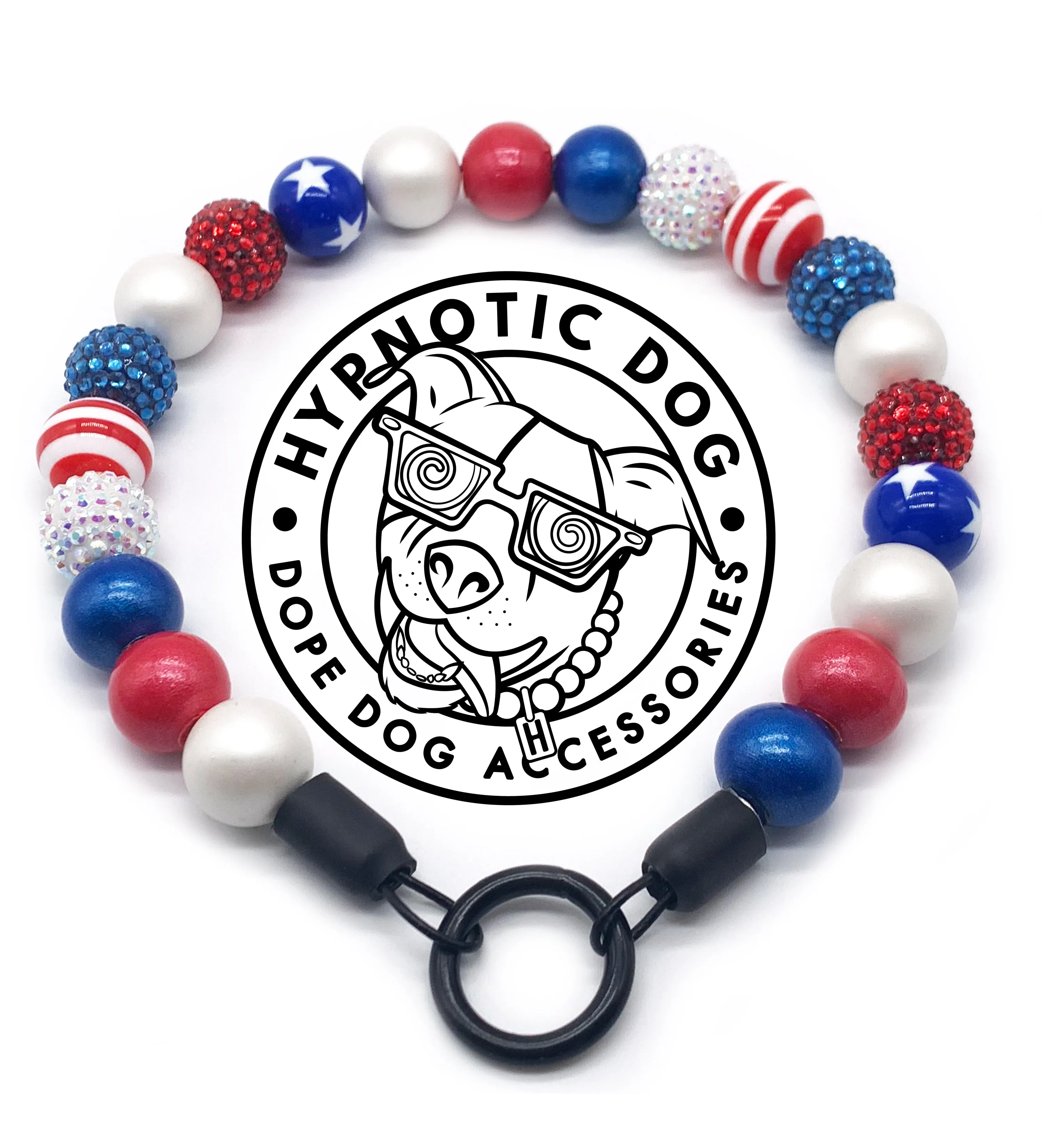 Americana Glam MINI [Small Dog/Cat Bead Collar]