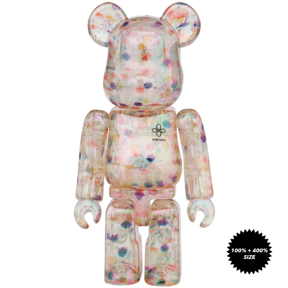 Anever 100%   400% Bearbrick Set by Medicom Toy
