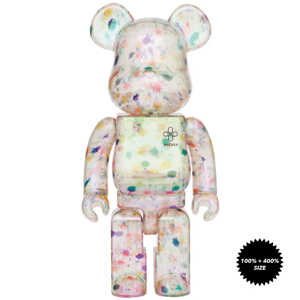 Anever 100%   400% Bearbrick Set by Medicom Toy