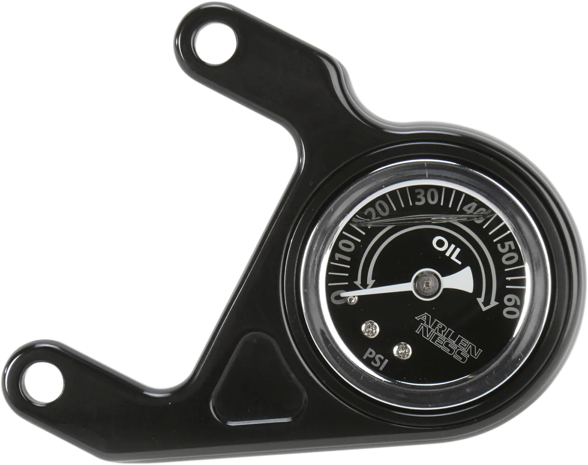 ARLEN NESS Oil Pressure Gauge Kit - Radius - Black 15-676