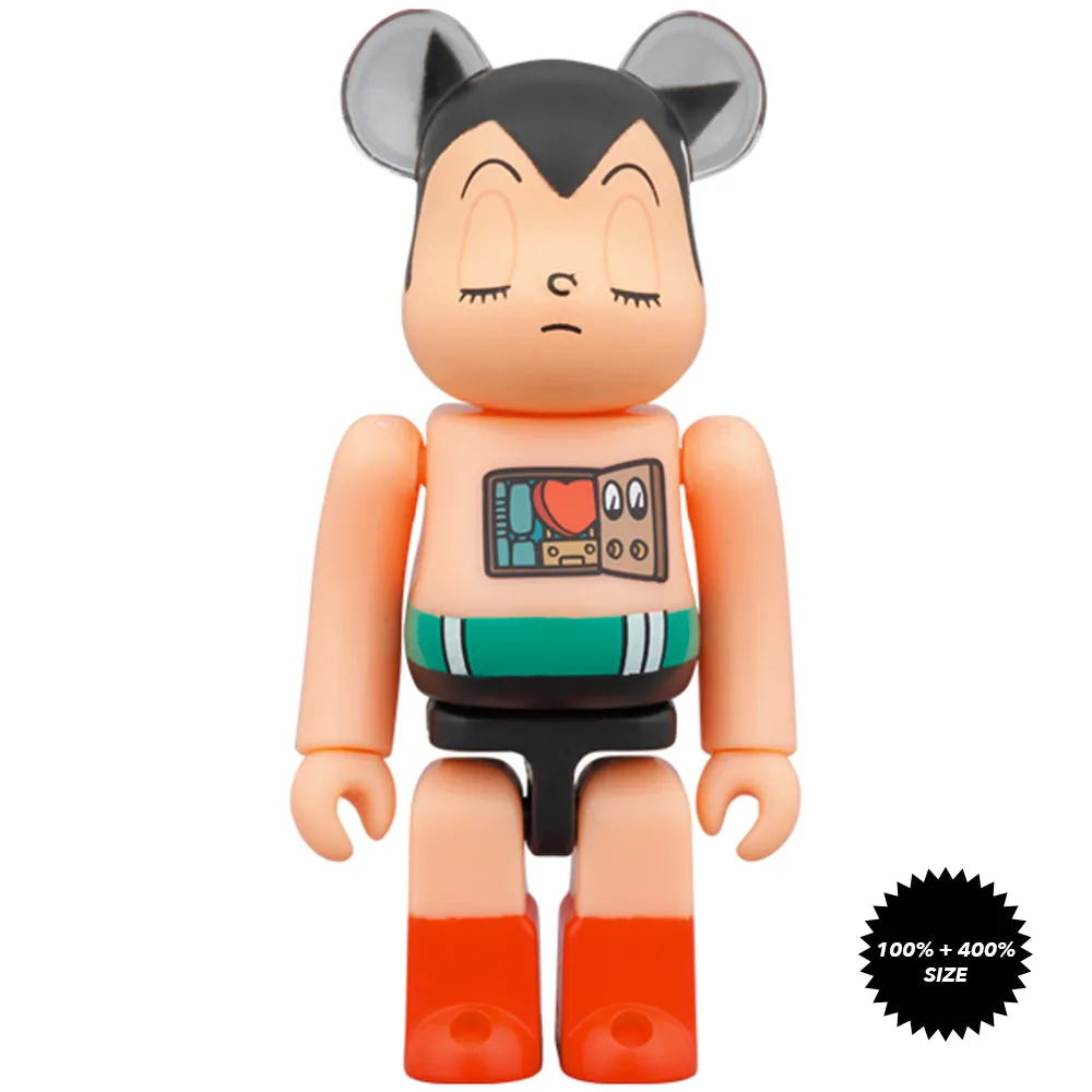 Astro Boy (Sleeping Ver.) 100%   400% Bearbrick Set by Medicom Toy