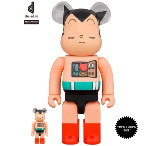 Astro Boy (Sleeping Ver.) 100%   400% Bearbrick Set by Medicom Toy