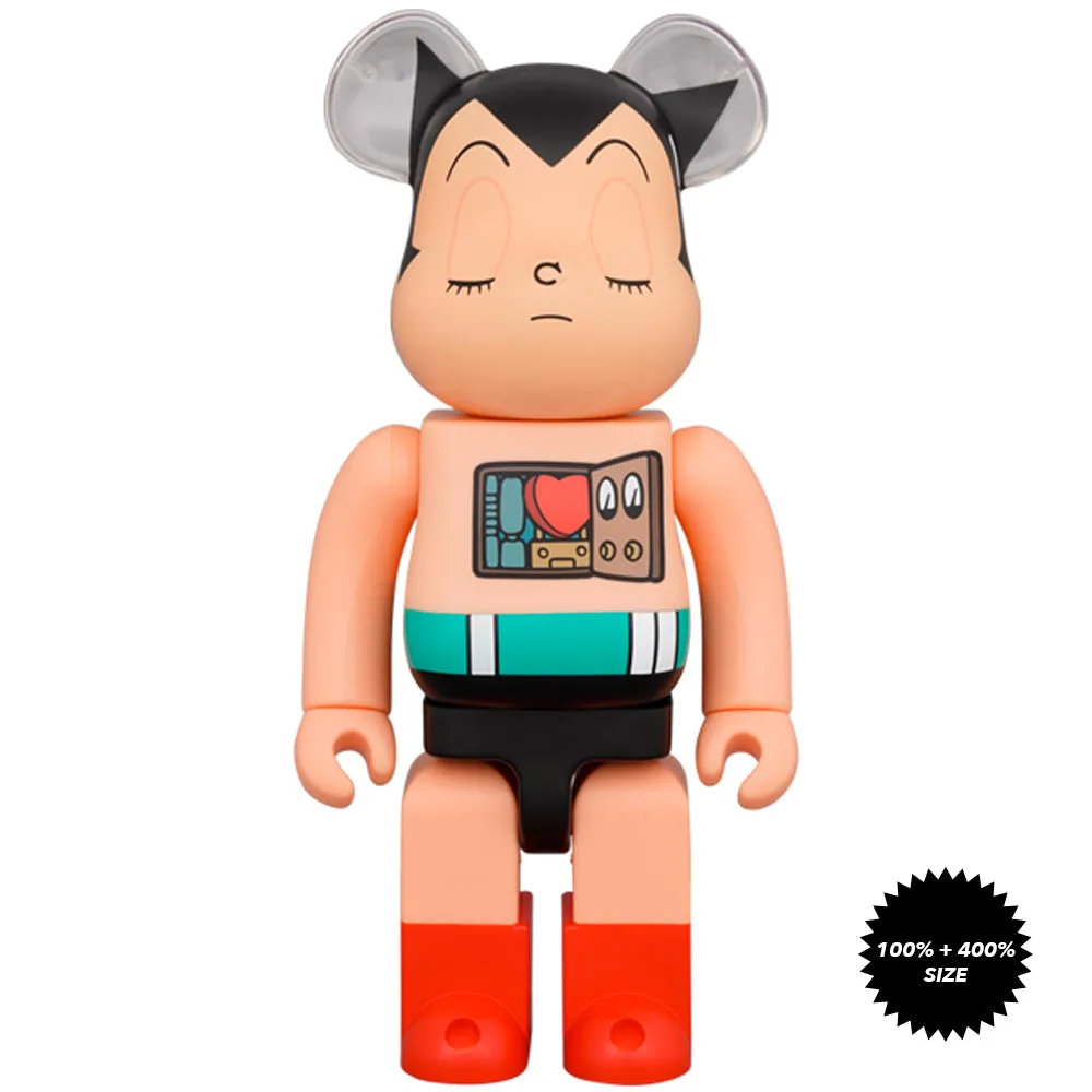 Astro Boy (Sleeping Ver.) 100%   400% Bearbrick Set by Medicom Toy