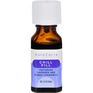 Aura Cacia - Essential Oil Chill Pill Blend, 0.5 oz - Pack of 1