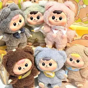 Bao-Ao Cuddle Series Vinyl Blind Box | Adorable Plush Toys in Animal Outfits, Surprise Collectibles for Kids and Desk Deco