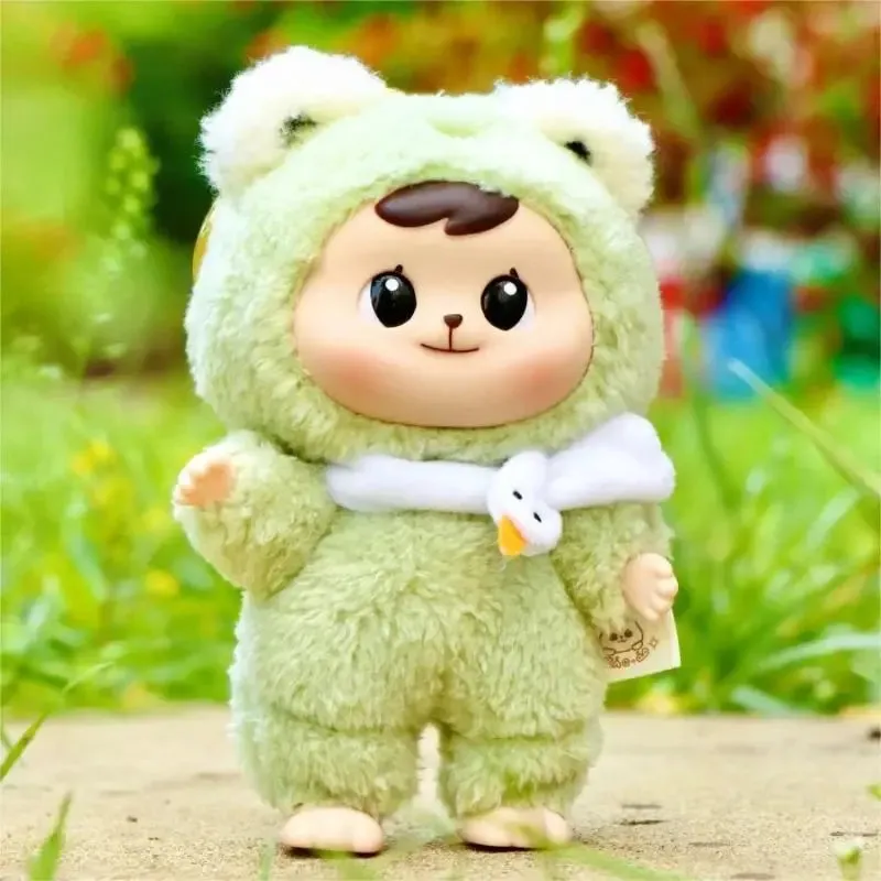 Bao-Ao Cuddle Series Vinyl Blind Box | Adorable Plush Toys in Animal Outfits, Surprise Collectibles for Kids and Desk Deco