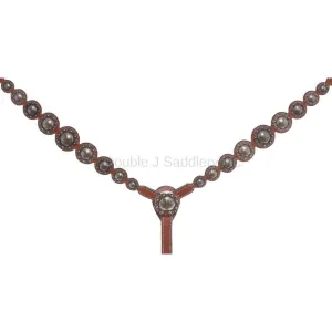 BC014 - Chestnut Scallop Style Berry Breast Collar