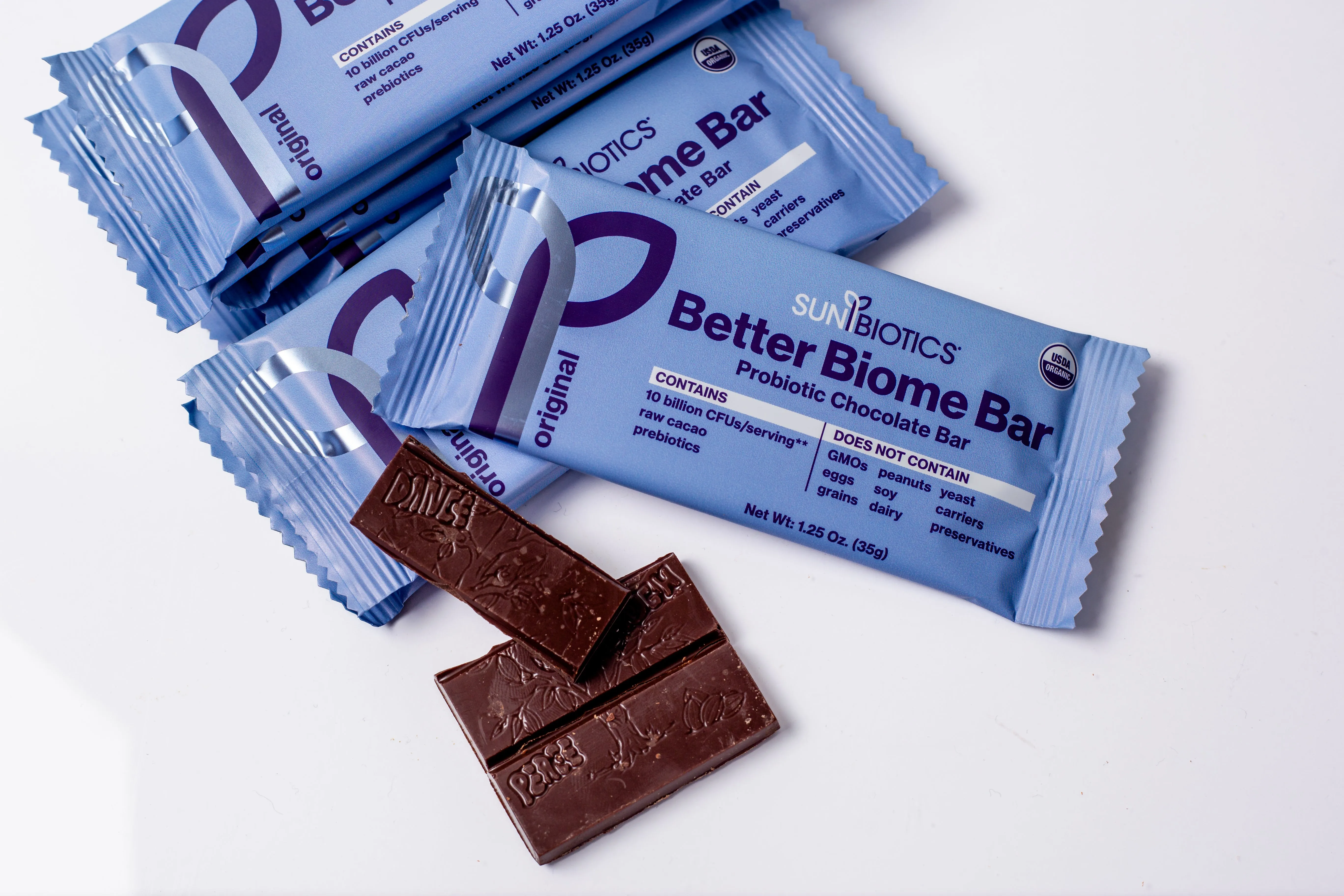Better Biome Bar - Probiotic Chocolate Bar - Original