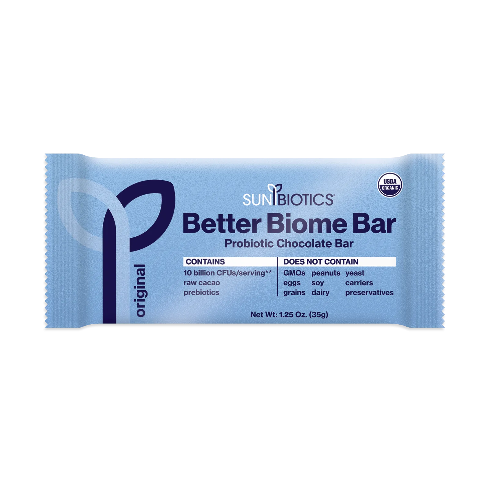 Better Biome Bar - Probiotic Chocolate Bar - Original