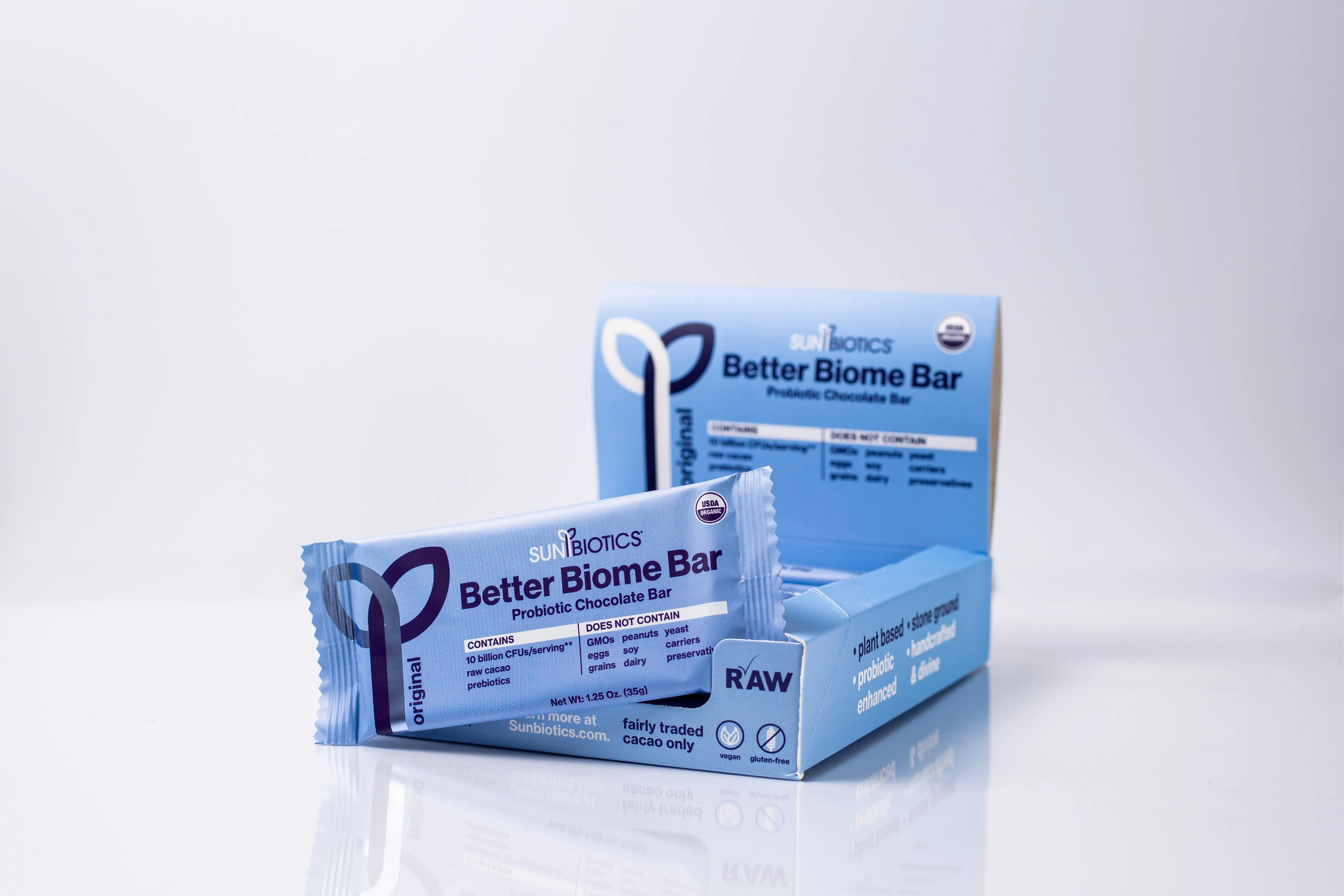 Better Biome Bar - Probiotic Chocolate Bar - Original