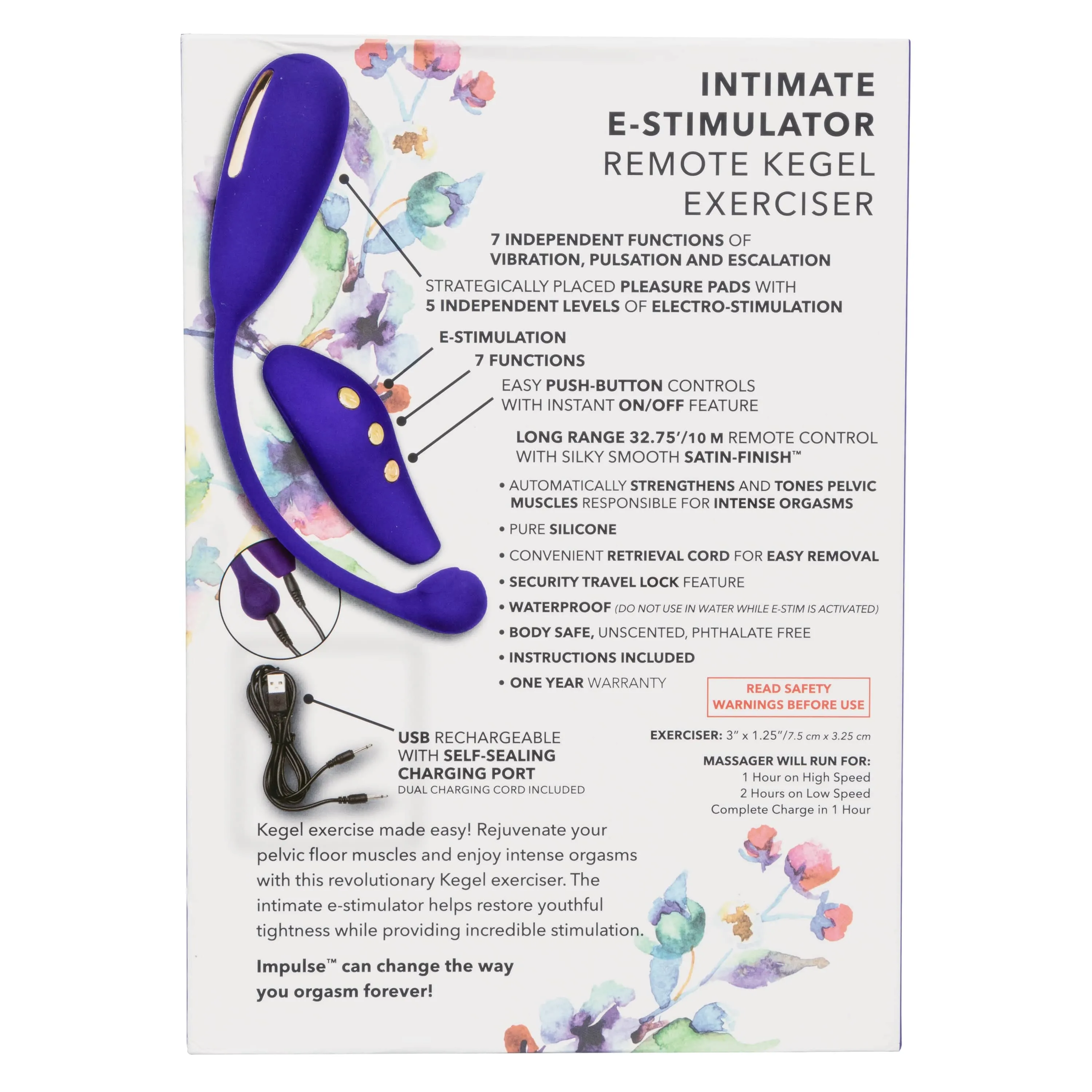 California Exotics - Impulse Intimate E Stimulator Remote Kegel Exerciser (Purple)