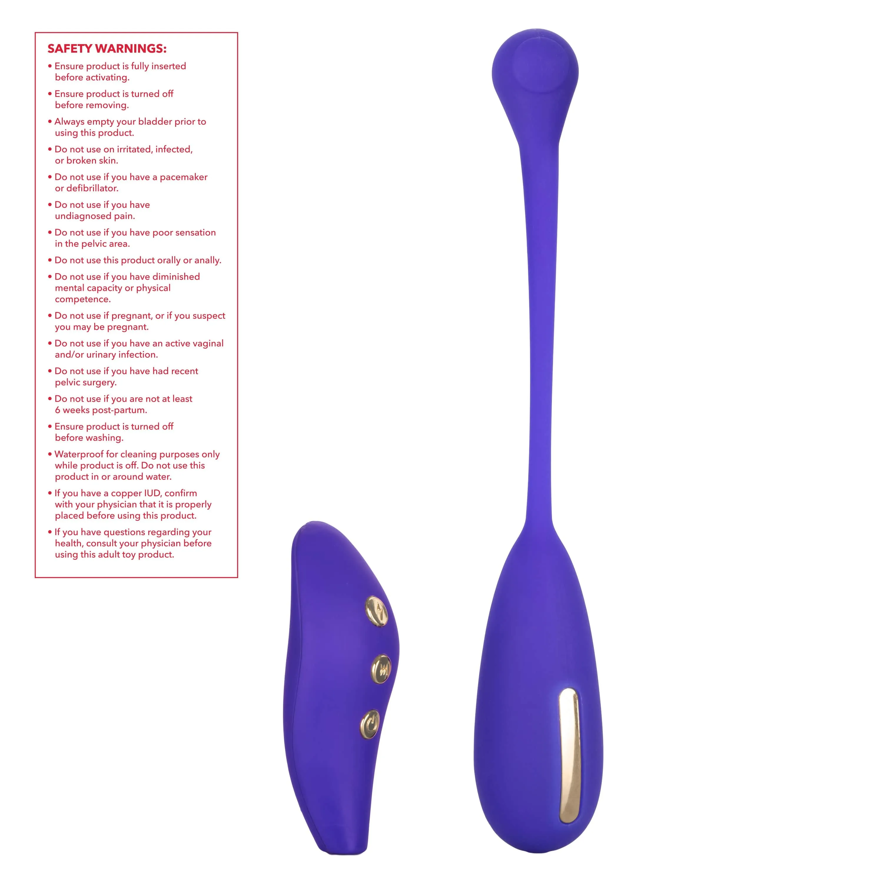 California Exotics - Impulse Intimate E Stimulator Remote Kegel Exerciser (Purple)