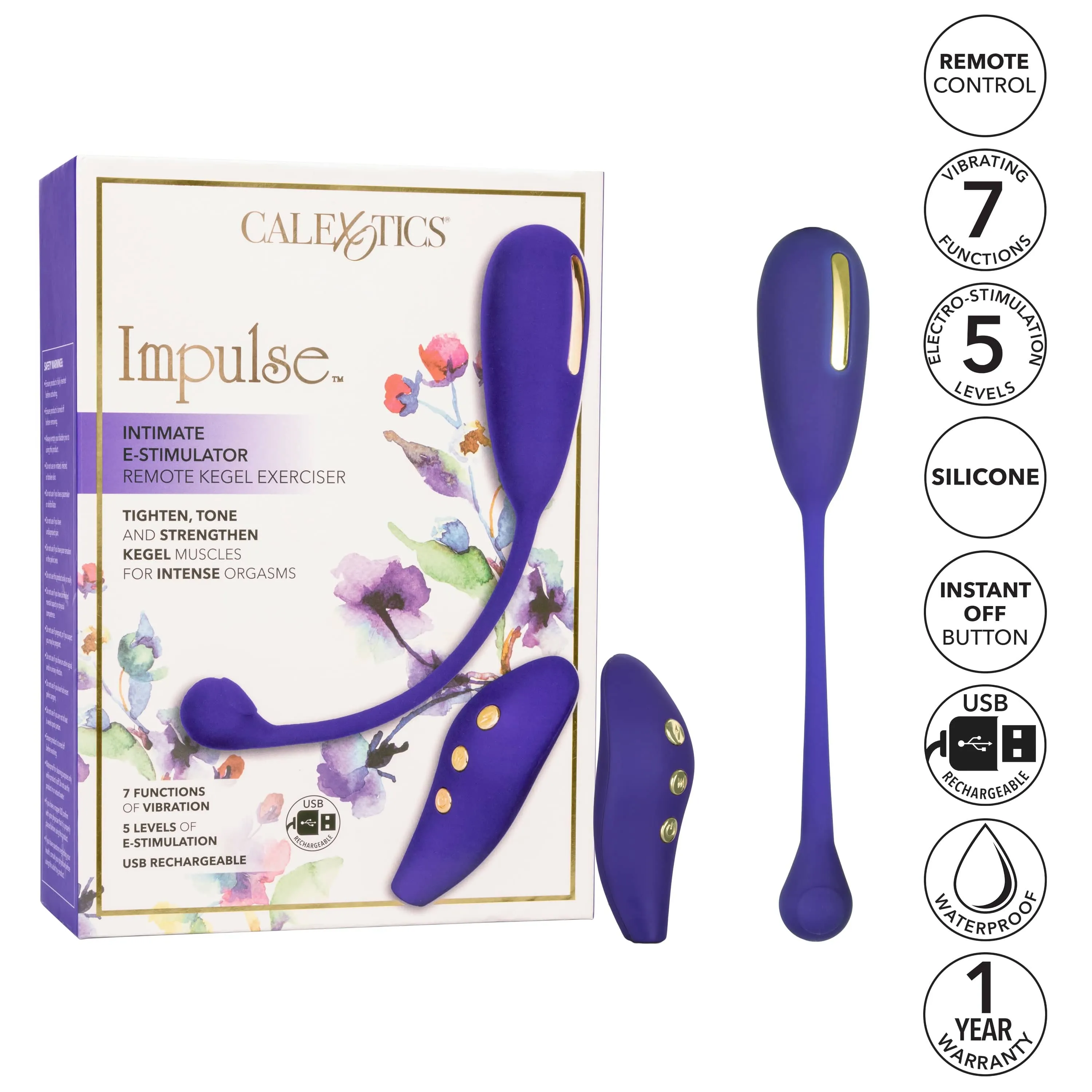 California Exotics - Impulse Intimate E Stimulator Remote Kegel Exerciser (Purple)