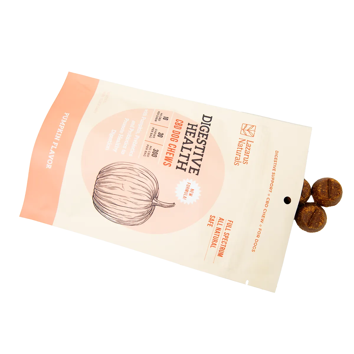 CBD DOG CHEWS, DIGESTIVE HEALTH