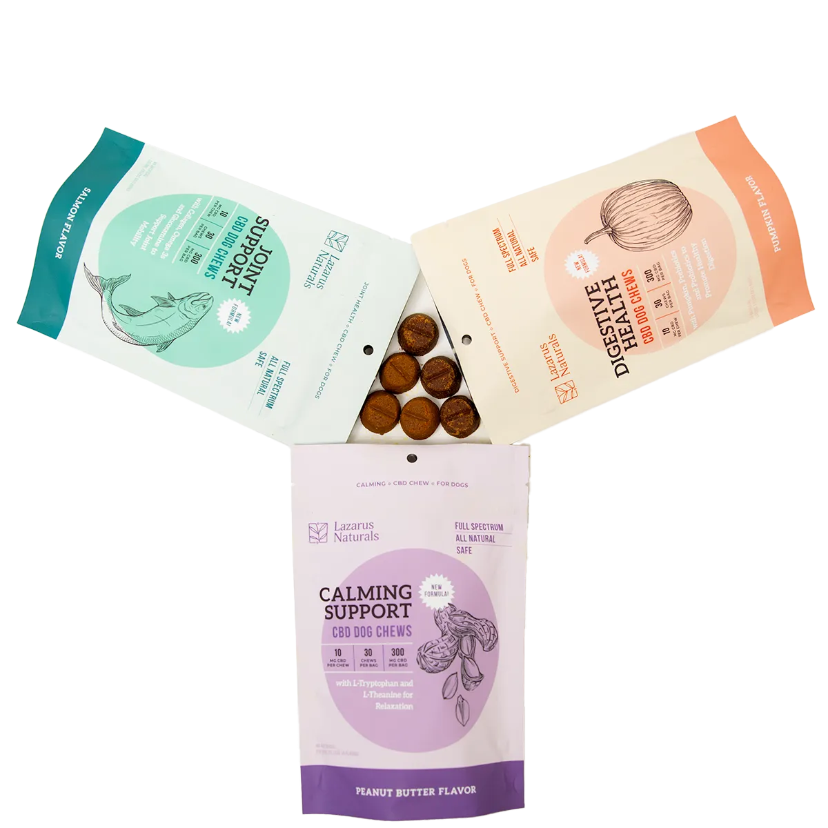 CBD DOG CHEWS, DIGESTIVE HEALTH