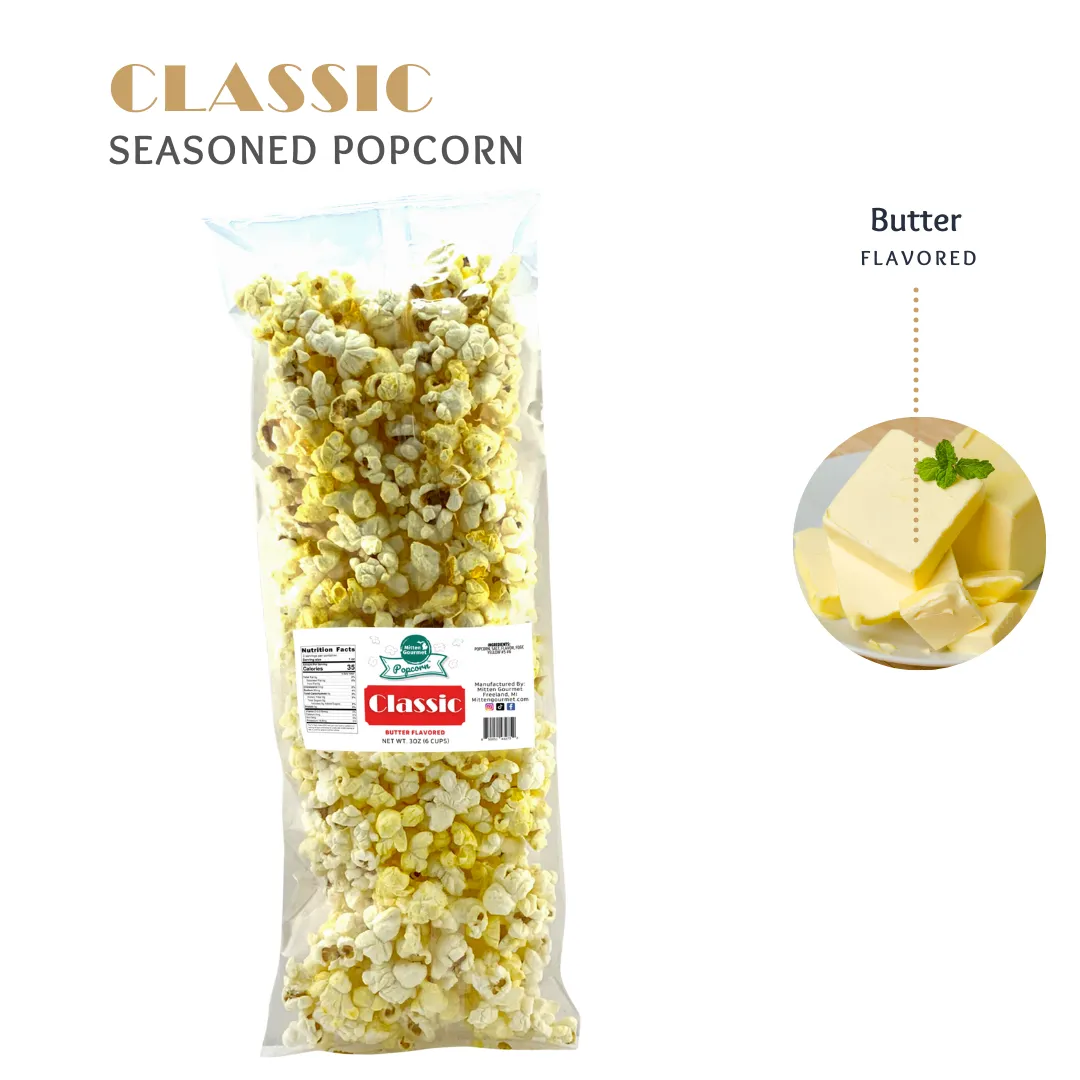 Classic - Small Batch Gourmet Popcorn by Mitten Gourmet
