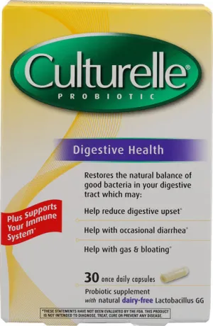 CULTURELLE - Probiotic Digestive Health - 30 Capsules