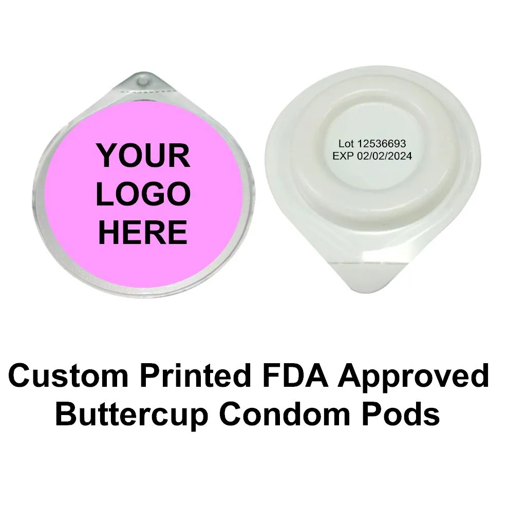 Custom Printed Condom Pods with Full Color Imprint