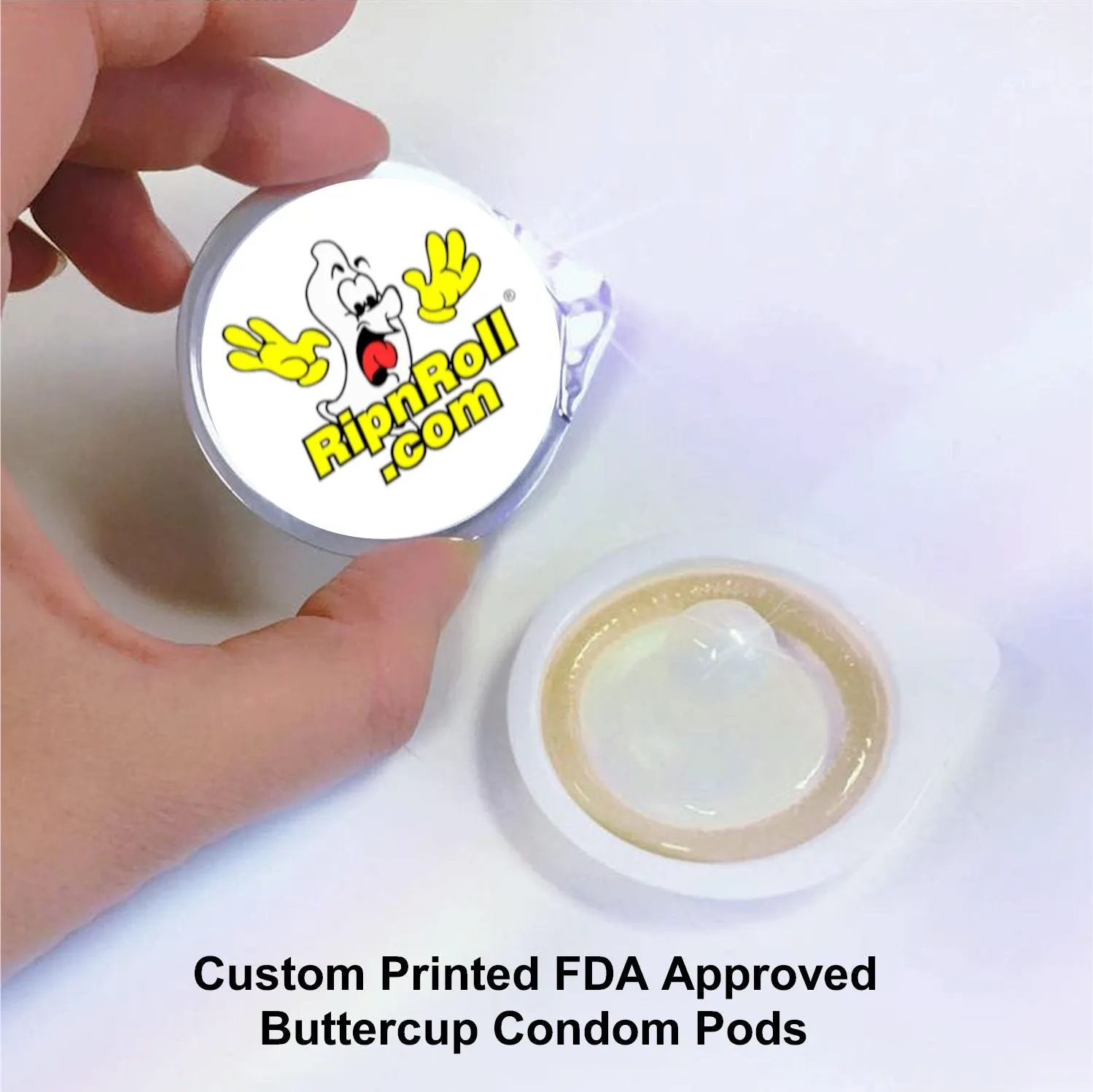 Custom Printed Condom Pods with Full Color Imprint