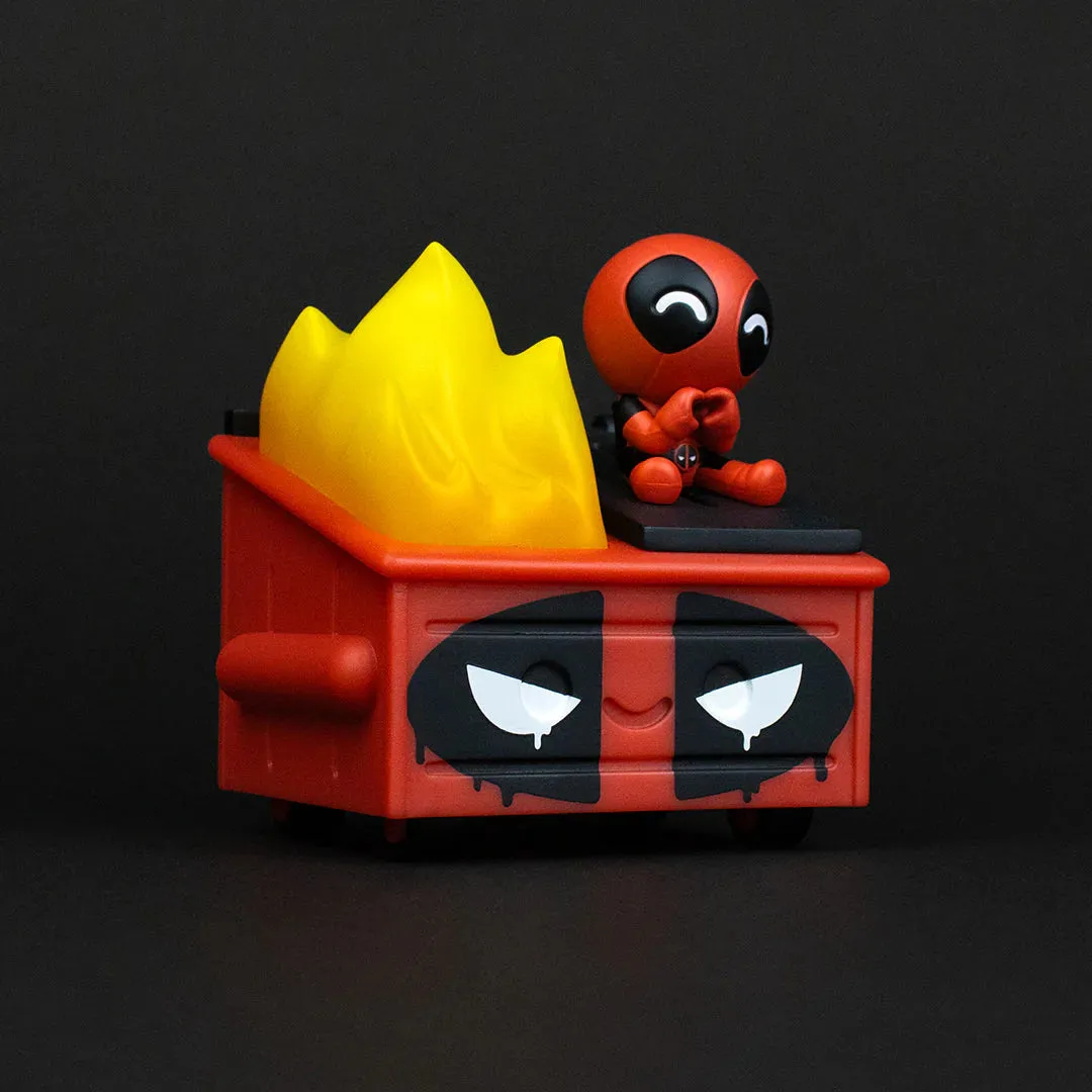 Deadpool Dumpster Fire Vinyl Figure by 100% Soft
