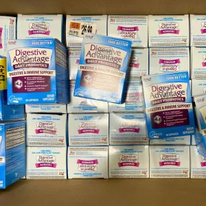 Digestive Advantage Daily  Probiotics Digestive & Immune Support 4 IN 1  One Daily (40 Pcs Lot)