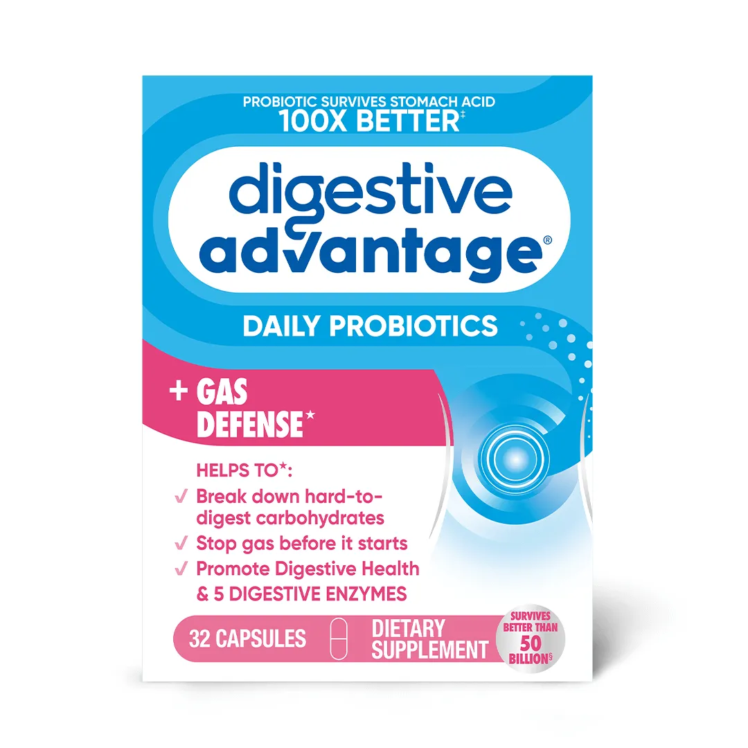 DIGESTIVE ADVANTAGE® Daily Probiotics   Gas Defense