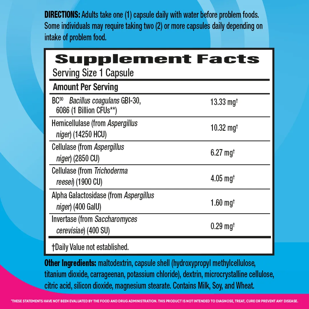 DIGESTIVE ADVANTAGE® Daily Probiotics   Gas Defense