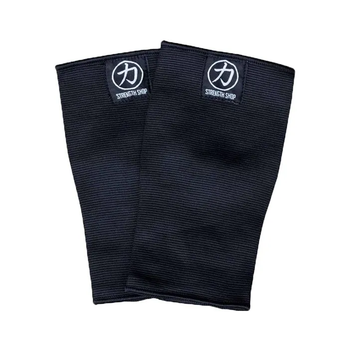 Double Ply Elbow Sleeves, Black - 1 Pair