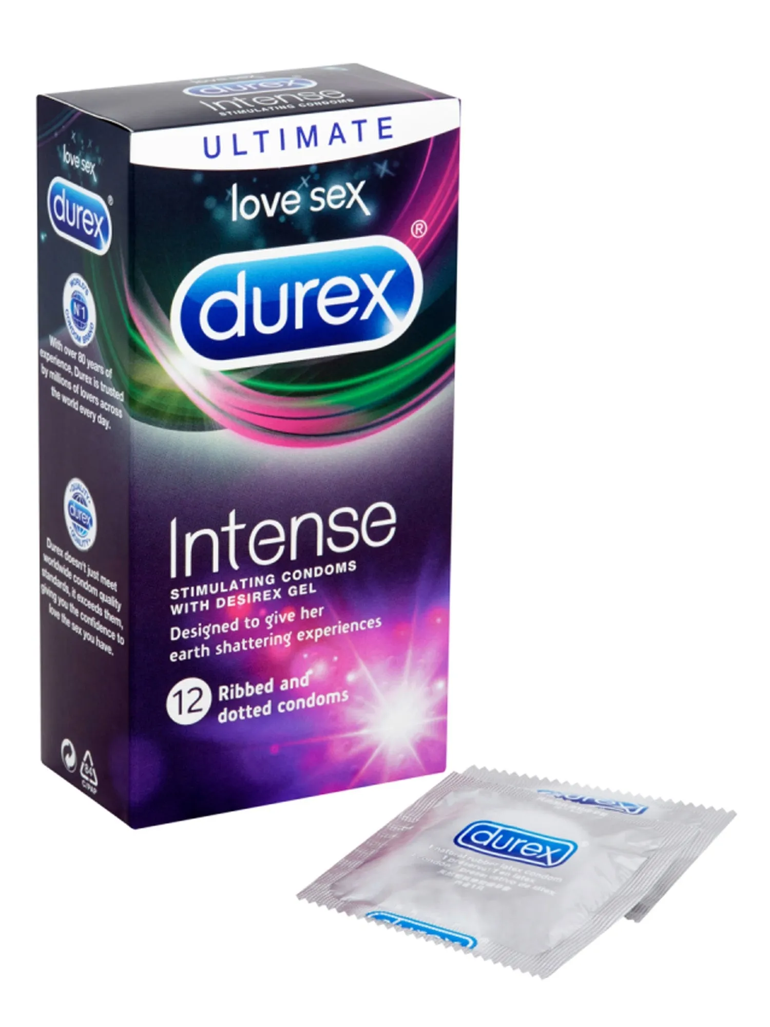 Durex Intense Condoms 12 Pack