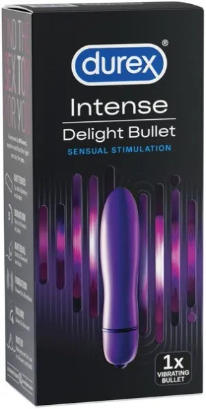 Durex Intense Delight Bullet Massager - 5 Hours Use Time