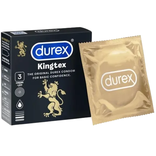 Durex Kingtex 3's (Condoms)