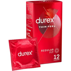 Durex Thin Feel Condoms Regular Fit 12 Pack