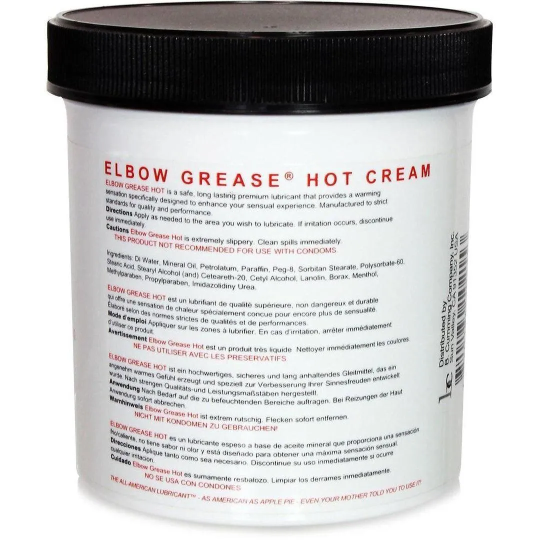 Elbow Grease Hot Quickie - Oil-Based Lube