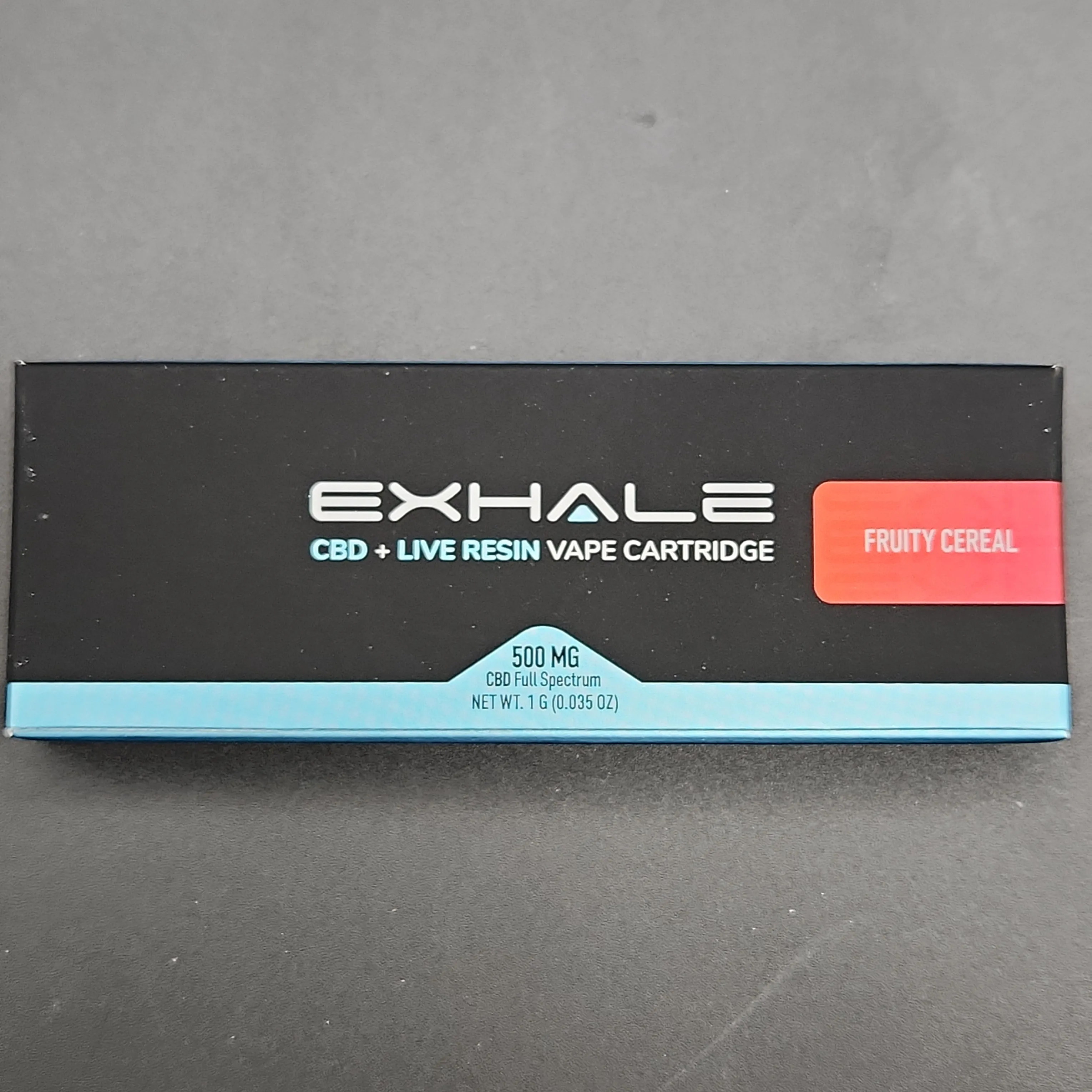 EXHALE CBD   Live Resin Vape Cartridges 1g