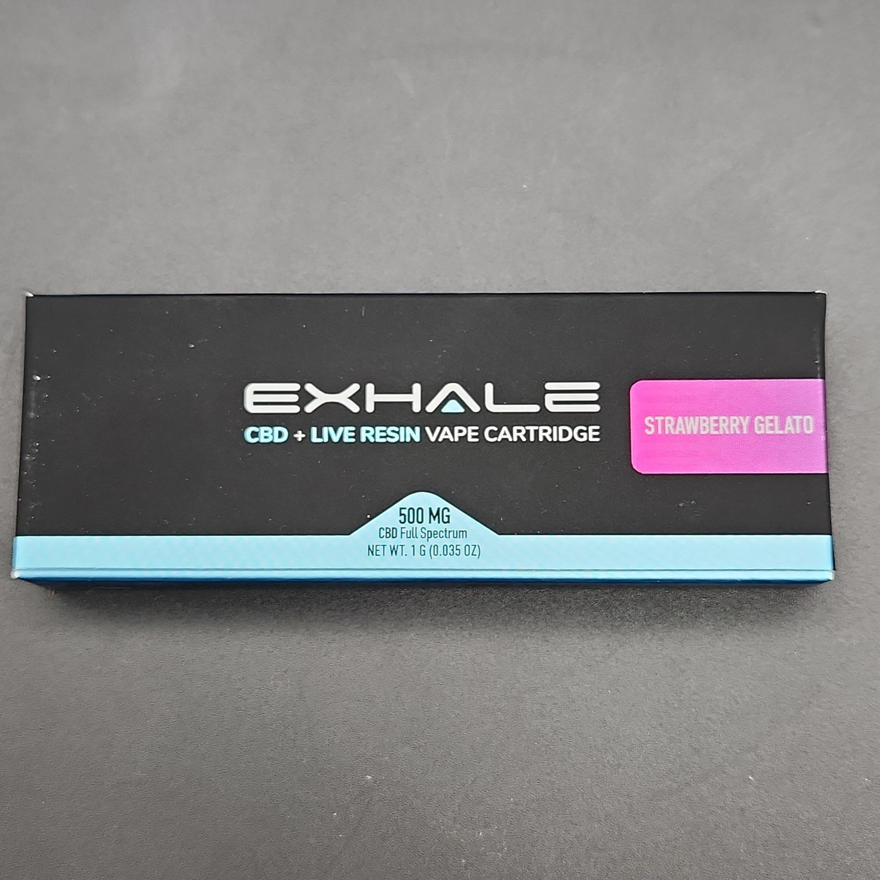 EXHALE CBD   Live Resin Vape Cartridges 1g