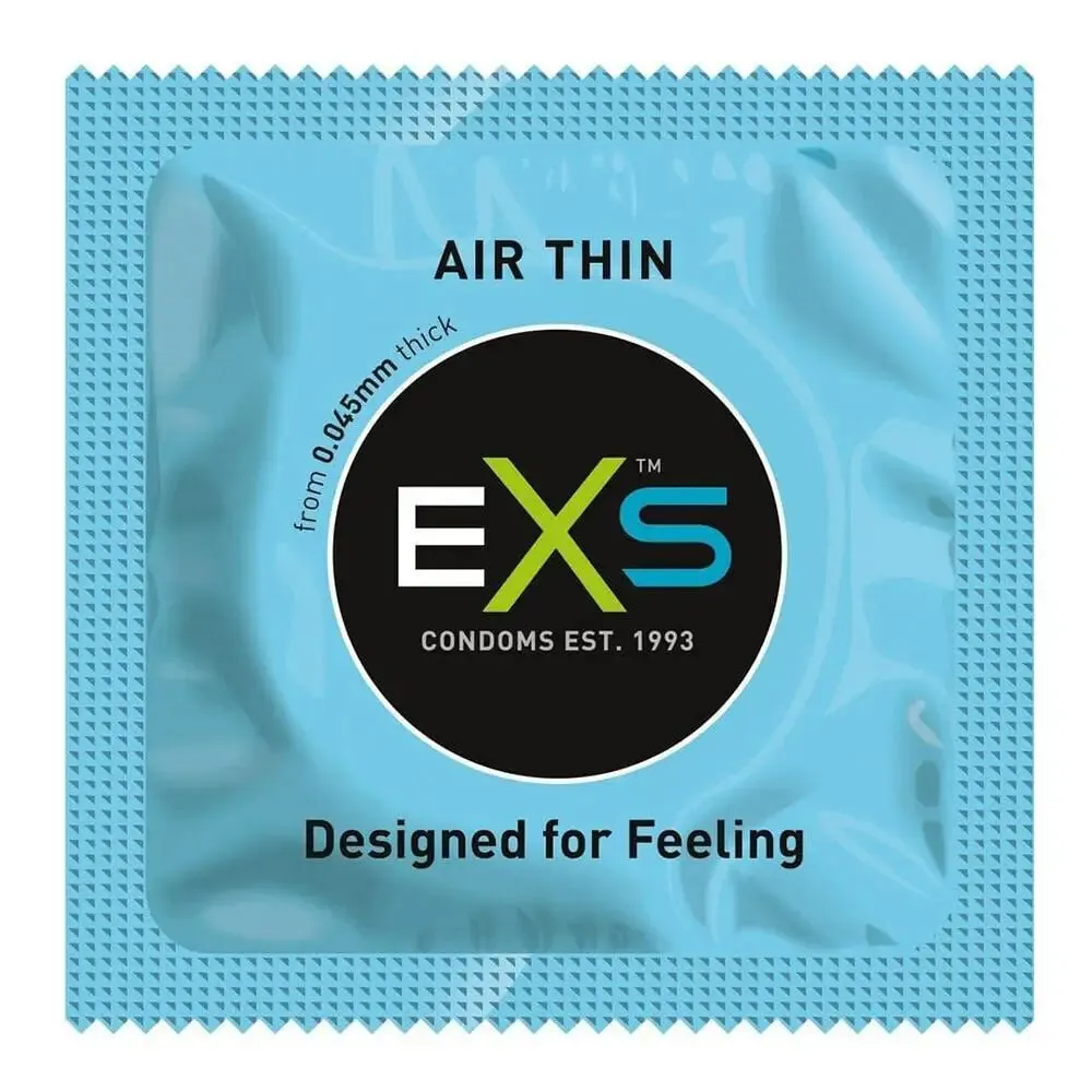 Exs Air Clear Ultra-thin Latex Condoms 12 Pack