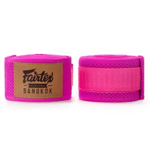 FAIRTEX MUAY THAI BOXING HANDWRAPS HW4 ELASTIC 4.5m x 5 cm Pink