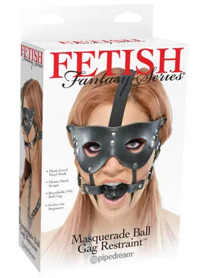 FETISH FANTASY SERIES MASQUERADE MASK AND BALL GAG