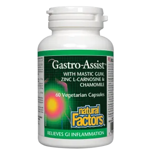 Gastro-Assist® with mastic gum, Saccharomyces boulardii & zinc L-carnosine  Vegetarian Capsules