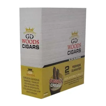GG Woods Russian Cream Cigar Wraps 15ct Box