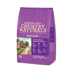 Grandma Mae's Country Naturals Small Breed Sensitive Stomach Dry Dog Food Chicken & Rice 12lb